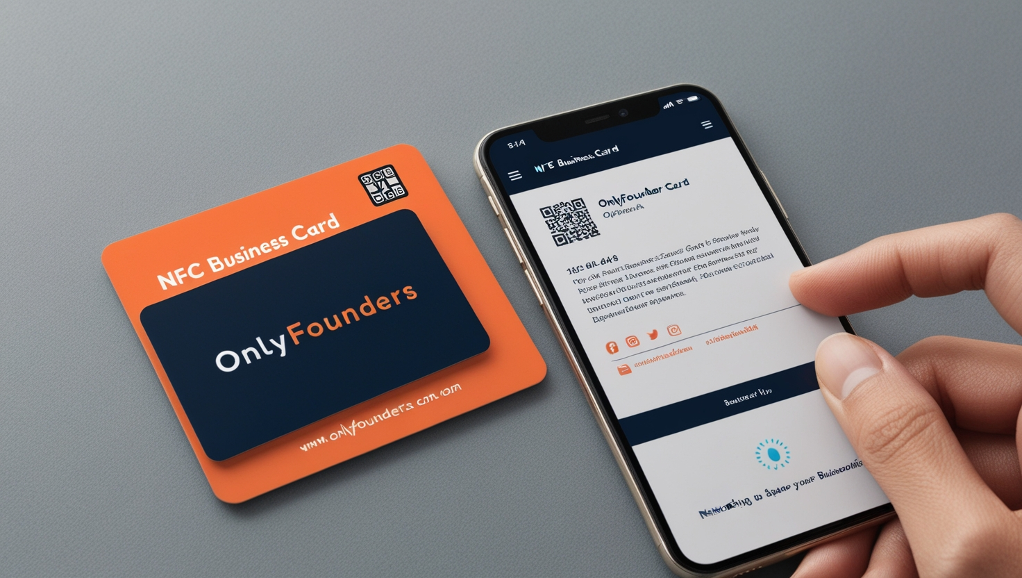 nfc business card onlyfounders​